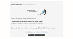 Desktop Screenshot of klimatechnik-wegerich.de